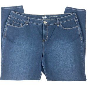 Style & Co Womens Curvy Skinny Leg Jeans Size 18